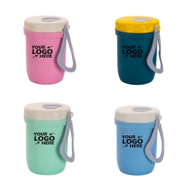 Wheat Straw Biodegradable Breakfast Vacuum Cup